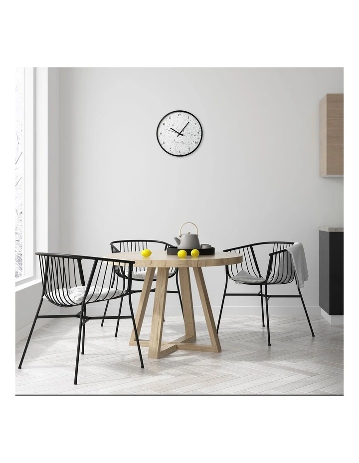 Deals ???? Cooper & Co Siena Round Silent Non-Ticking Wall Clock 30cm In Black ❤️ 4 Deals ???? Cooper & Co Siena Round Silent Non-Ticking Wall Clock 30cm In Black ❤️ - Image 2