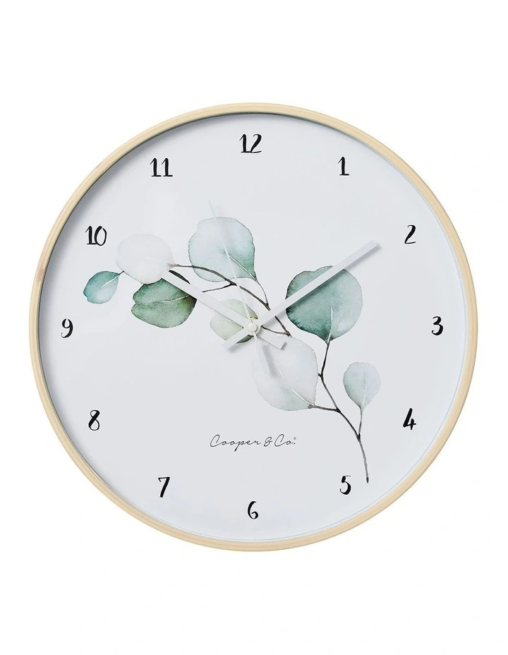 Eucalyptus Round Silent Non-Ticking Wall Clock 30cm in Natural Best deal ???? Cooper & Co Eucalyptus Round Silent Non-Ticking Wall Clock 30cm In Natural ???? -Umbra Sales Store unnamed file 356