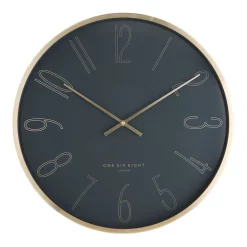 Top 10 ⭐ One Six Eight London Astrid 40cm Silent Wall Clock Charcoal Grey 🥰