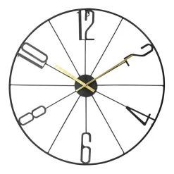 Discount 😉 Toki Natahn 60cm Wall Clock Gold 💯