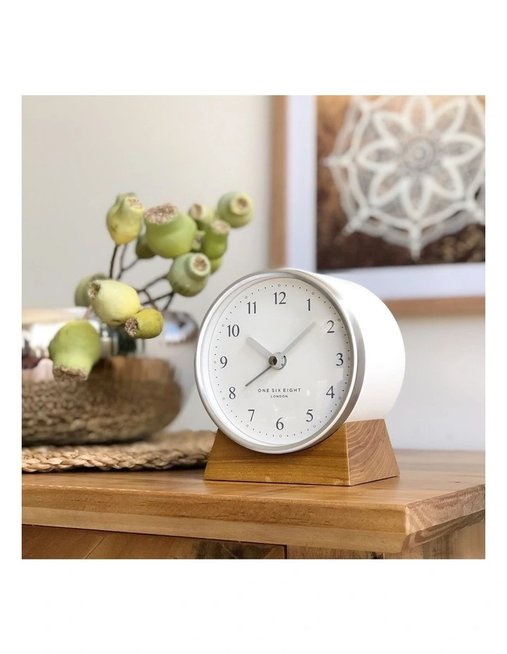 Nina White Silent Alarm Clock Best Pirce ???? One Six Eight London Nina White Silent Alarm Clock ???? -Umbra Sales Store unnamed file 458