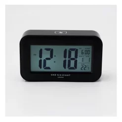 Best reviews of 🥰 One Six Eight London Rielly Black Digital Rectangle Alarm Clock 😀