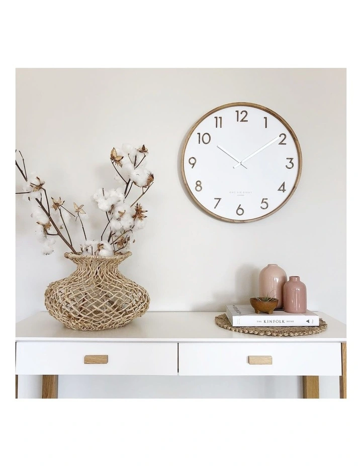 SCARLETT White 50cm Wall Clock Buy ❤️ One Six Eight London SCARLETT White 50cm Wall Clock ???? -Umbra Sales Store unnamed file 478