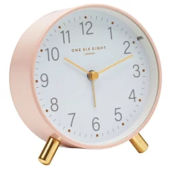 Best Pirce 🌟 One Six Eight London Maisie Blush Silent Alarm Clock 🛒