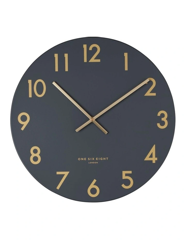 Best deal π₯ One Six Eight London JONES Charcoal 30cm Silent Wall Clock π₯