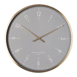 Hot Sale 🔔 One Six Eight London Elio 40Cm Grey Silent Wall Clock 🎉