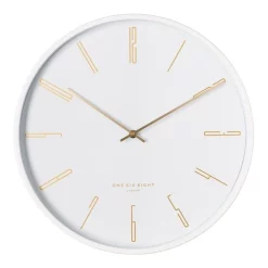 Best Pirce ⌛ One Six Eight London Maya 40Cm White Silent Wall Clock 😀