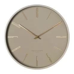 Flash Sale 👏 One Six Eight London Maya 40cm Grey Silent Wall Clock 😉