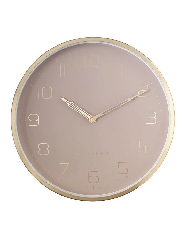 Lily 30Cm Dusty Rose Silent Wall Clock Coupon ???? One Six Eight London Lily 30Cm Dusty Rose Silent Wall Clock ???? -Umbra Sales Store unnamed file 555