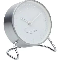 Budget ⭐ One Six Eight London Indy White Silent Alarm Clock 🥰