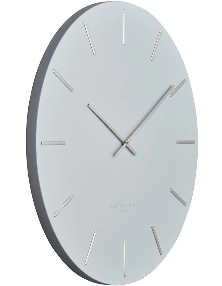 Promo π One Six Eight London Luca Light Grey 40Cm Silent Wall Clock π - Image 2