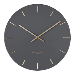 Best Sale 🎁 One Six Eight London Luca Charcoal 30Cm Silent Wall Clock 🔔
