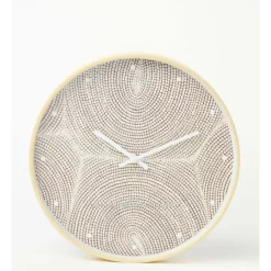 Outlet 💯 Vue Yubu Napa Sand Dune Clock Sweep Movement 30cm Gwenda Turner Nungurrayi In Camel 🤩