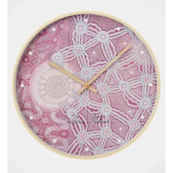 Hot Sale 𧨠Emma Stenhouse Journeys & Connections Wall Clock In Purple β¨