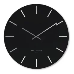 Deals π One Six Eight London Luca 40cm Silent Wall Clock Black βοΈ