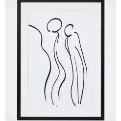 Discount 👍 Vue Figure Drawings 50x70x3cm Wall Art ❤️