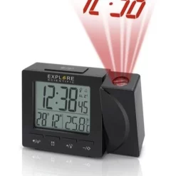 Wholesale ✨ Explore Scientific RDP1001 Projection Clock Black 💯