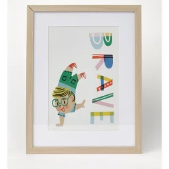 Best deal β€οΈ Sophie Beer Little Explorers BRAVE Wall Art A2 45x35cm π
