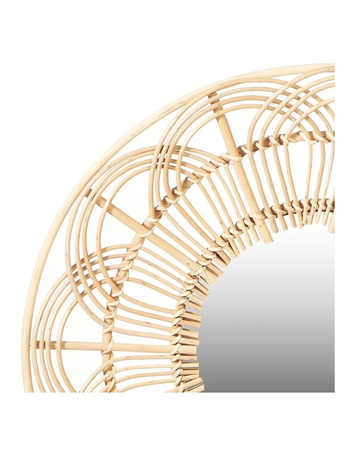 Best Sale π Cooper & Co Willow Wall Mirror 60cm In Natural π - Image 5