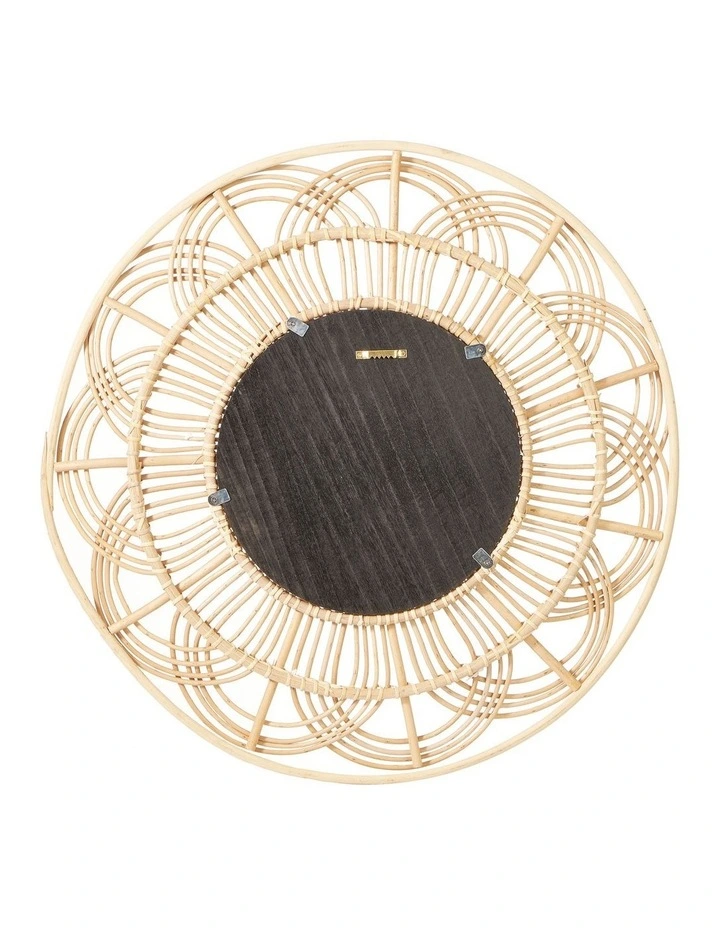 Best Sale π Cooper & Co Willow Wall Mirror 60cm In Natural π - Image 6