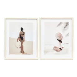 Deals π― Cooper & Co Shore Canvas Wall Art Framed Print Set Of 2 52cm In Multi β