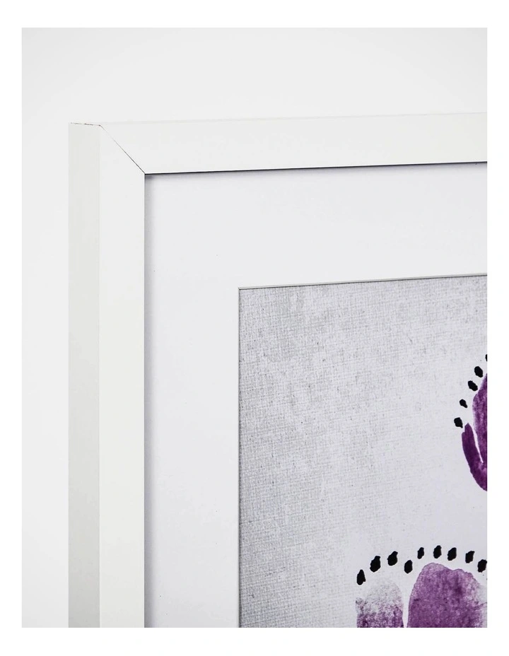 Discount π Heritage Purple Tulip Trio Wall Art 40x60x3cm In Multi π - Image 3