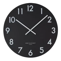 Cheap π One Six Eight London JACKSON Black 30cm Silent Wall Clock π