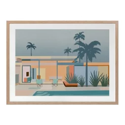 Flash Sale ⌛ Urban Road Serenity Street Print Oak Frame 😉