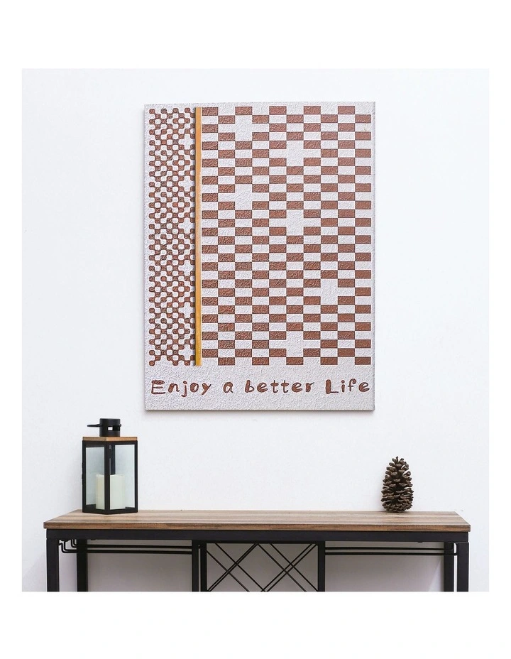 Cheapest ???? IHOMDEC Enjoy A Better Life Frameless Canvas Wall Art ???? 4 Cheapest ???? IHOMDEC Enjoy A Better Life Frameless Canvas Wall Art ???? - Image 2