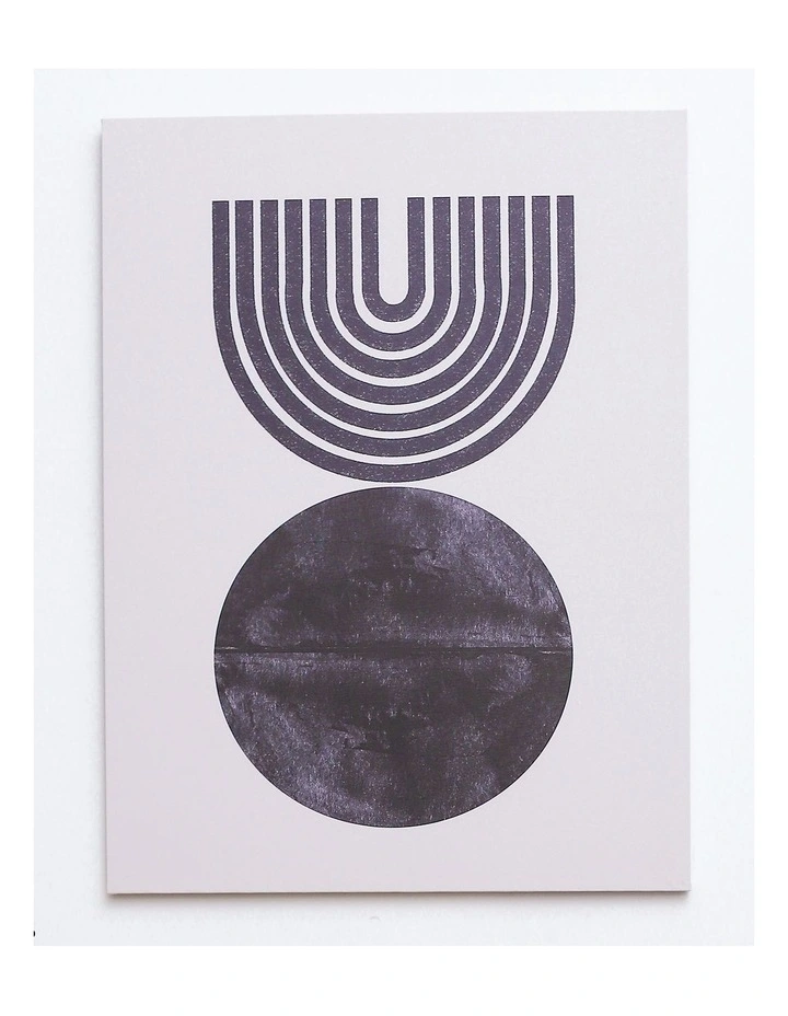 Coupon ⌛ IHOMDEC Fingerprints And Black Circle Frameless Canvas Wall Art ❤️