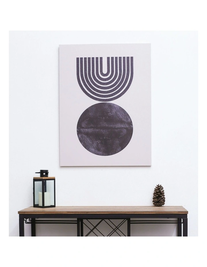 Coupon ⌛ IHOMDEC Fingerprints And Black Circle Frameless Canvas Wall Art ❤️ - Image 2