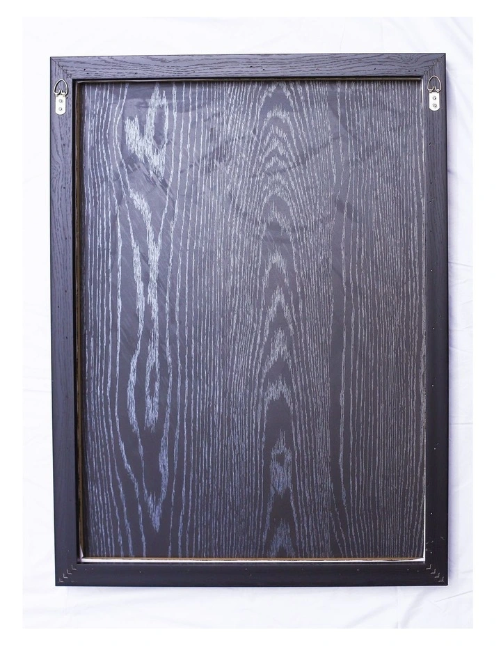 Outlet π IHOMDEC Fingerprints And Black Circle Black Framed Canvas Wall Art π - Image 3