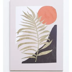 Hot Sale 🤩 IHOMDEC Golden Tree Branch Under The Sun Frameless Canvas Wall Art 😀