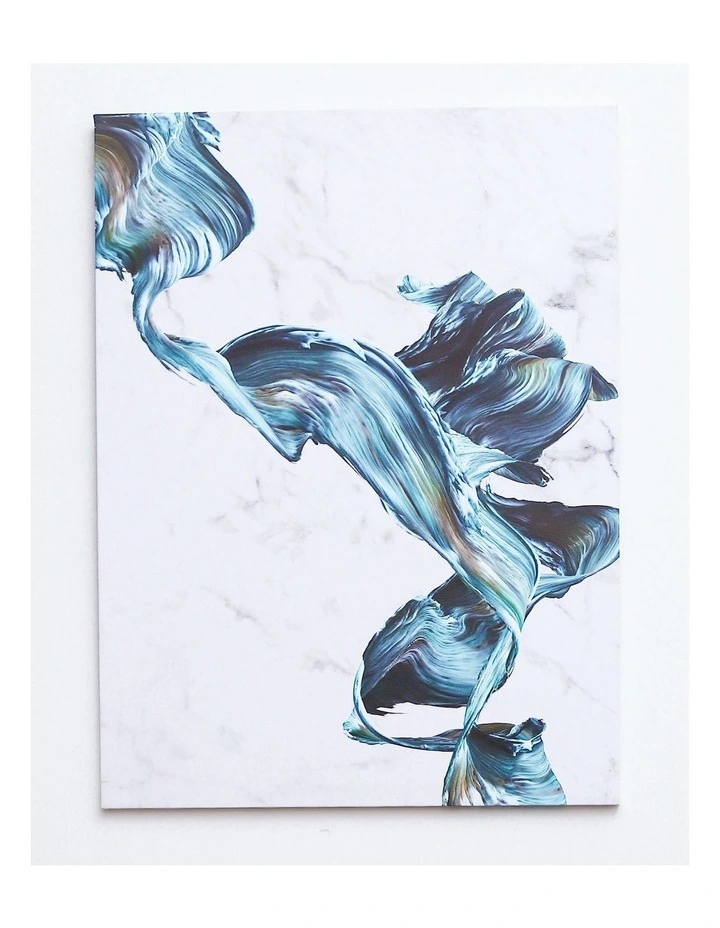 Buy π IHOMDEC Fluttering Colorful Ribbons Frameless Canvas Wall Art βοΈ