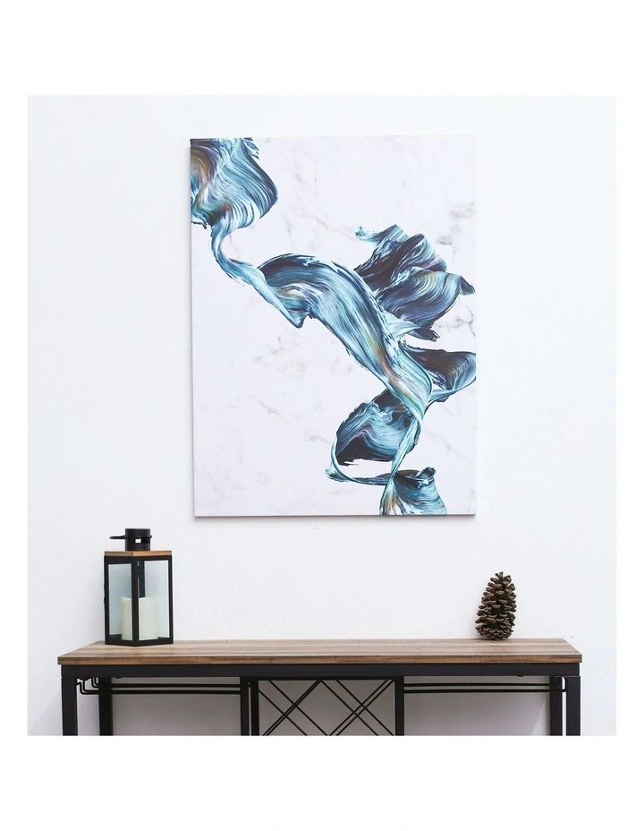 Buy π IHOMDEC Fluttering Colorful Ribbons Frameless Canvas Wall Art βοΈ - Image 2